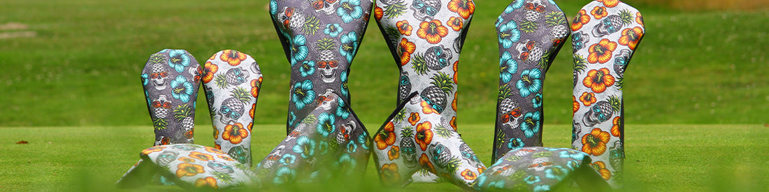 Pineapple Skull Headcovers