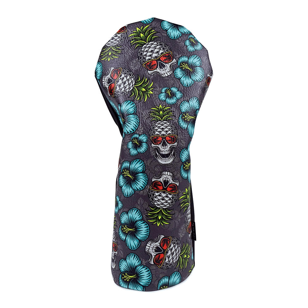 Dark Pineapple Skull headcovers