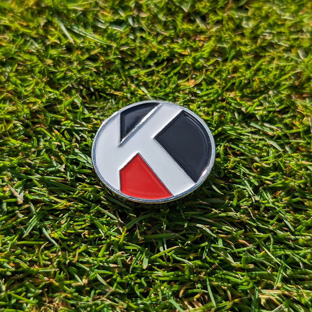 Klink Golf ball marker - Red