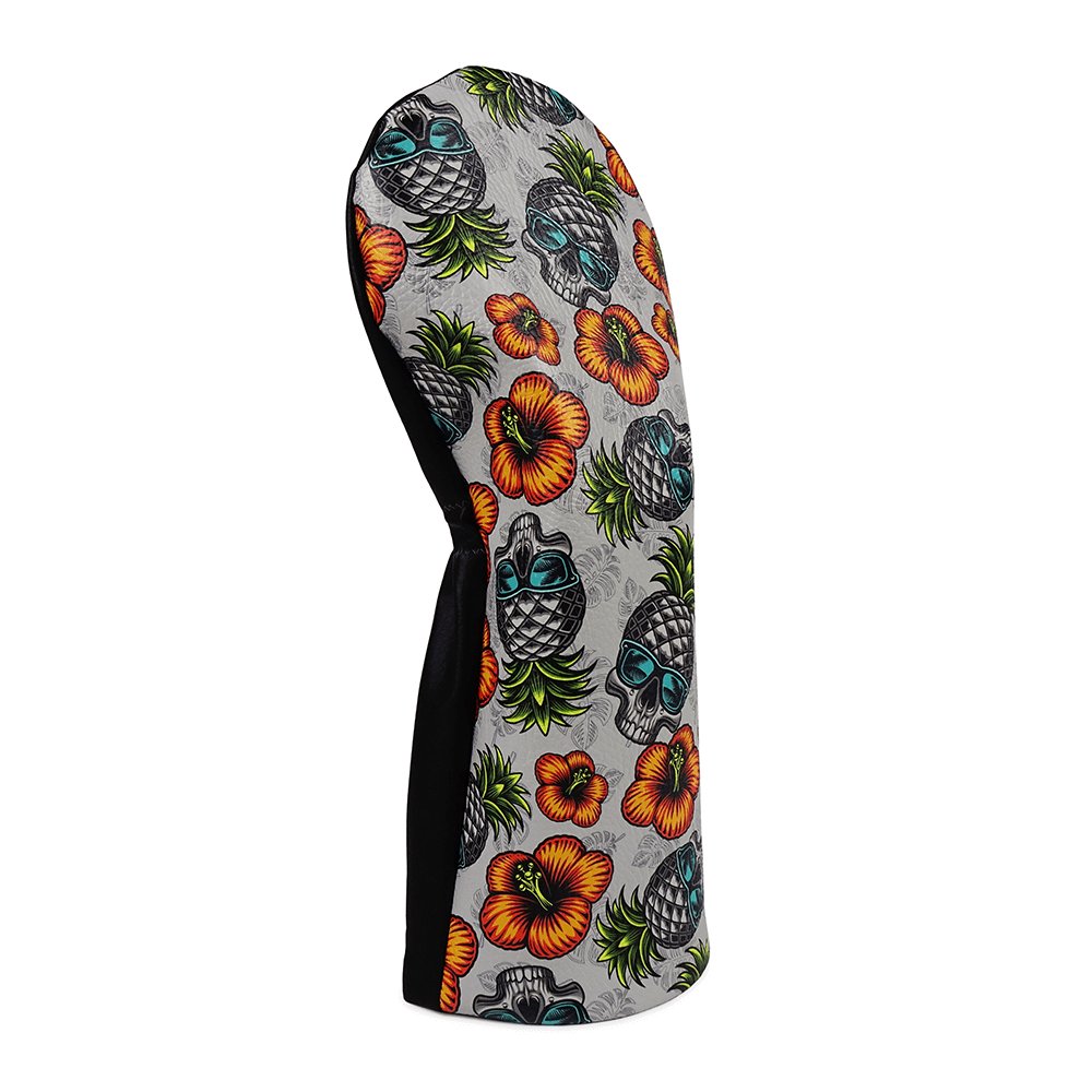 Light Pineapple Skull headcovers