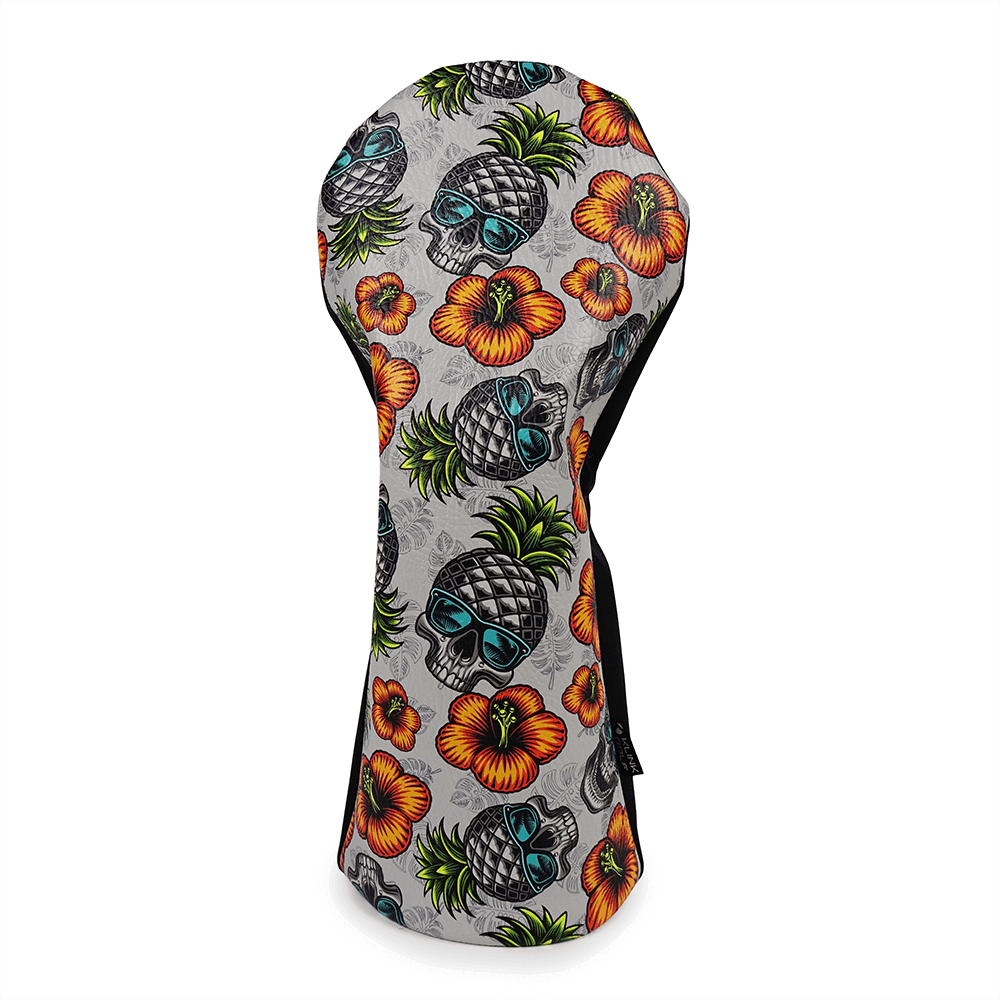 Light Pineapple Skull headcovers