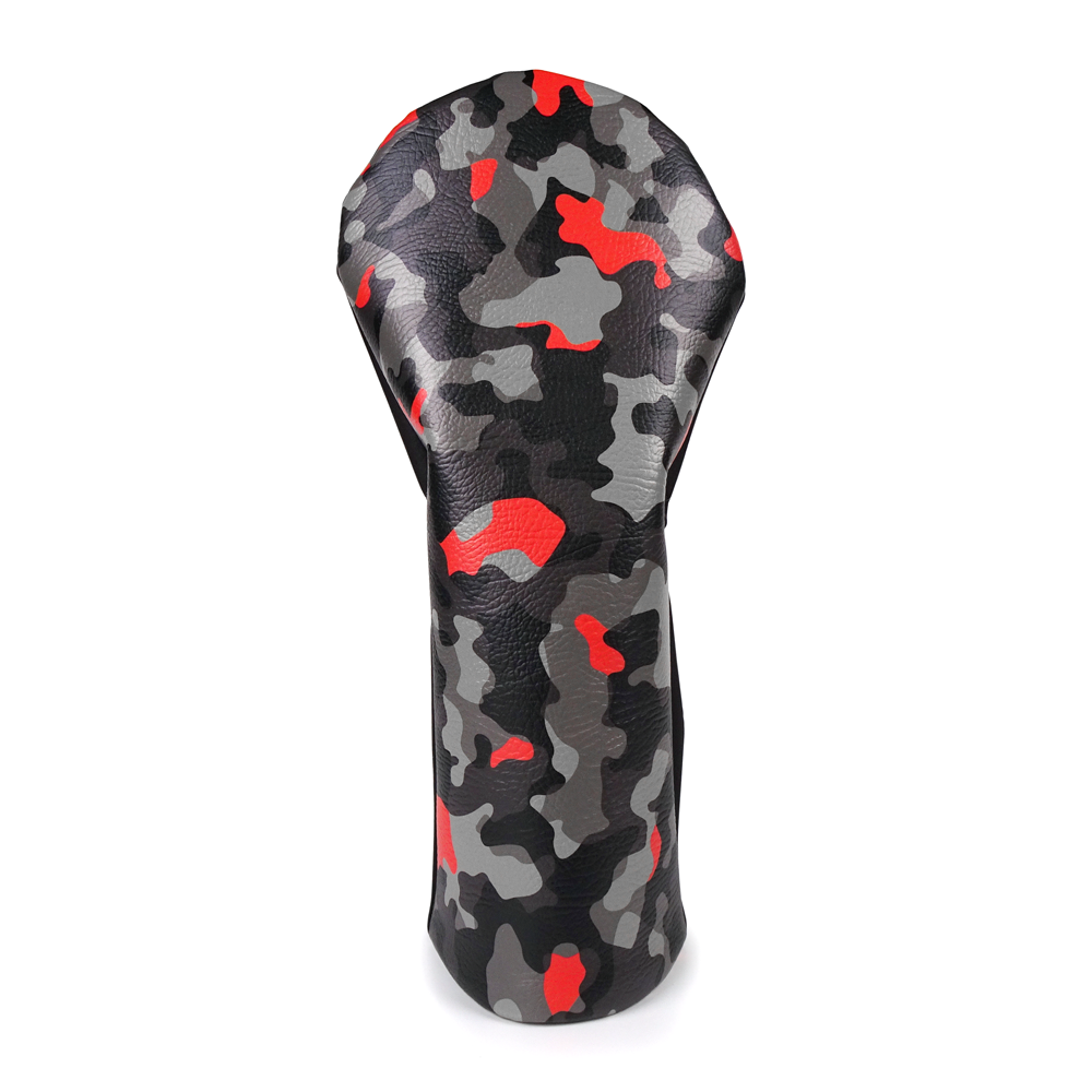 Black camo headcovers