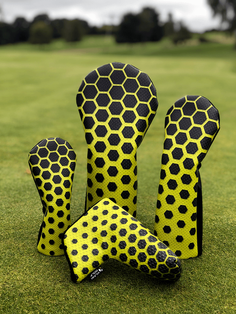 Yellow hex headcovers