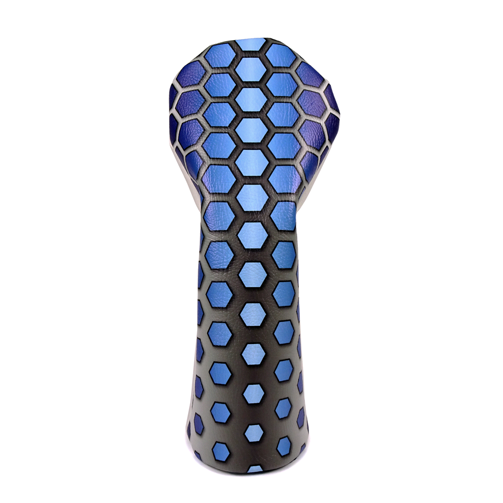 Blue hex headcovers