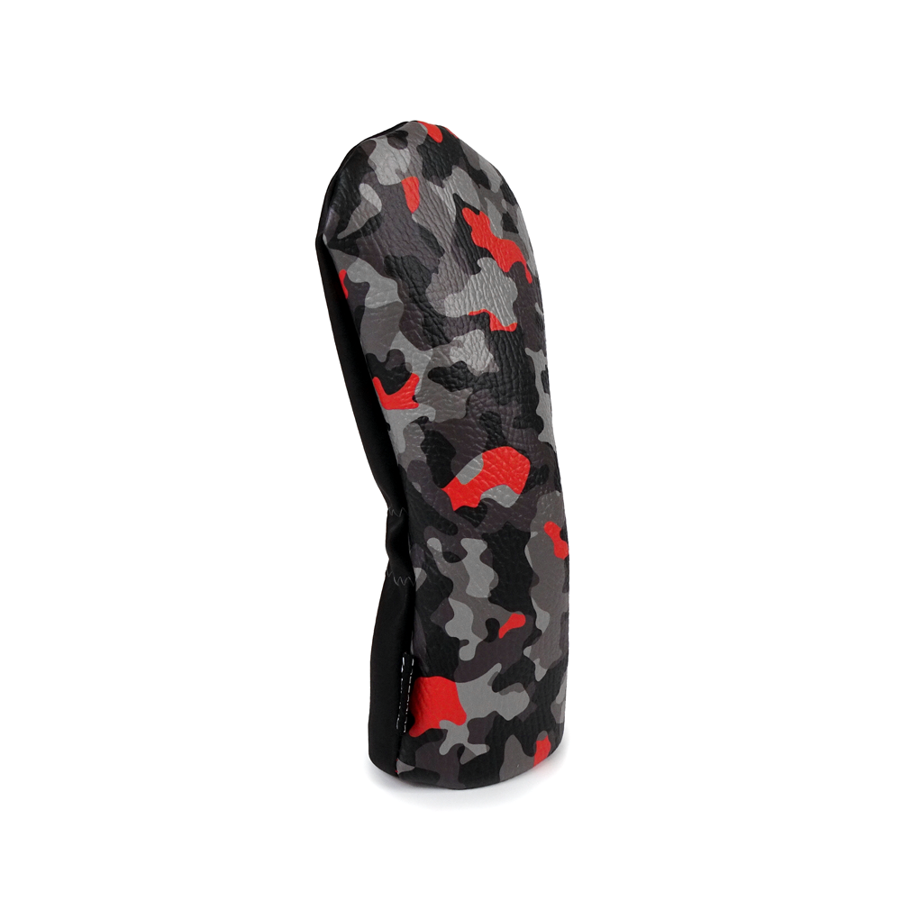 Black camo headcovers