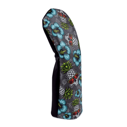 Dark Pineapple Skull fairway headcover