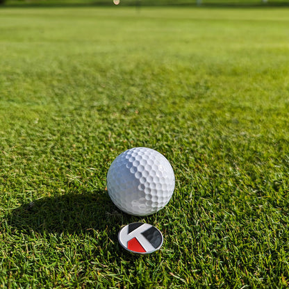 Klink Golf ball marker - Red