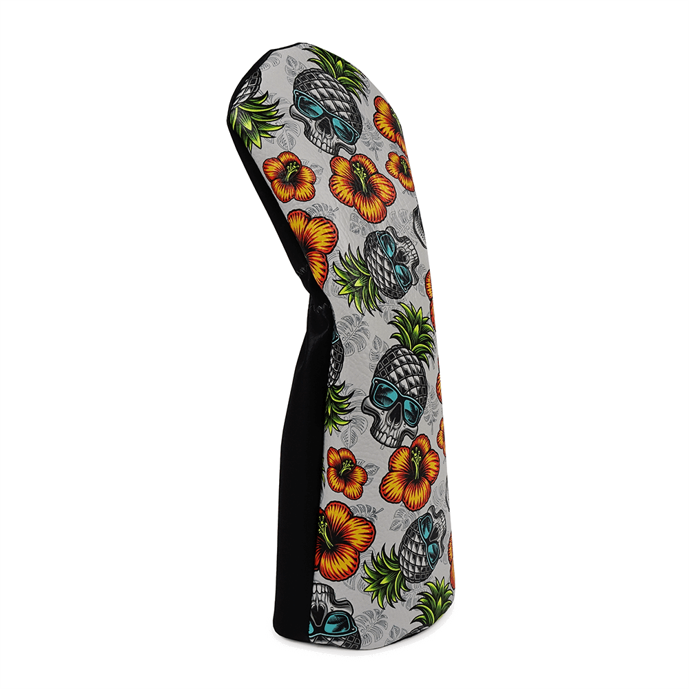 Light Pineapple Skull fairway headcover