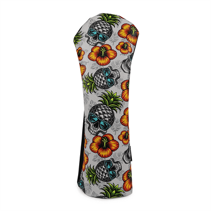 Light Pineapple Skull fairway headcover