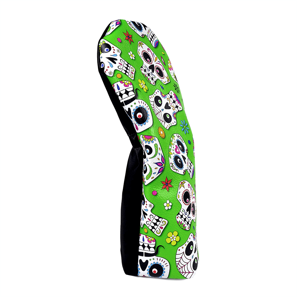 Green Skulls headcovers