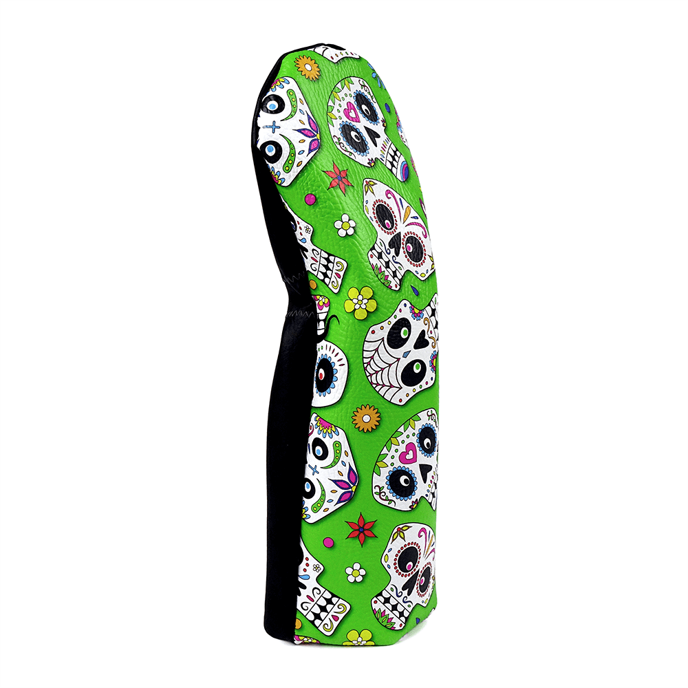 Green Skulls headcovers