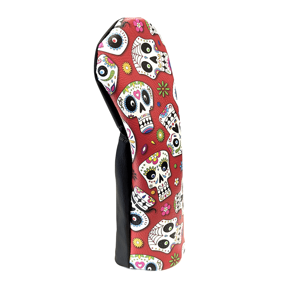 Red Skulls fairway headcover