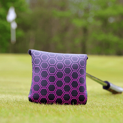 Negative hex mallet putter headcover