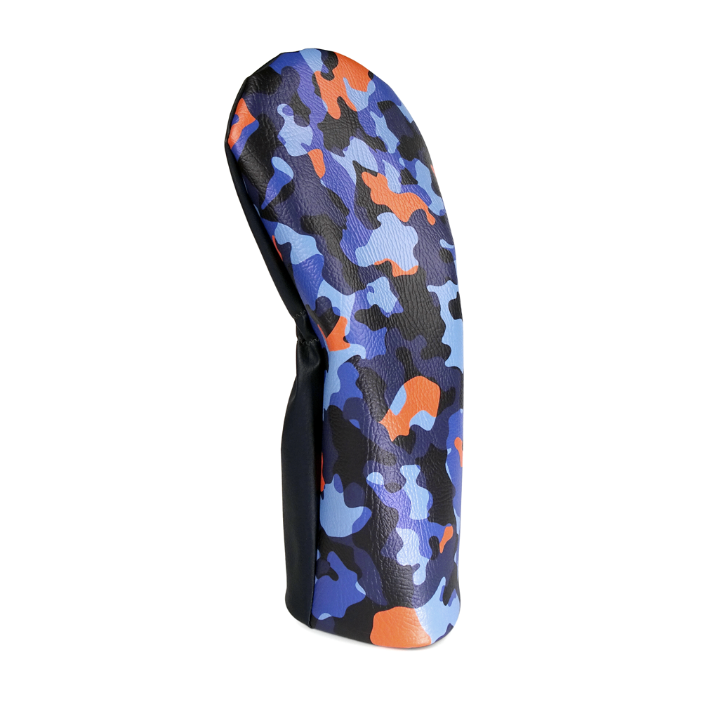 Blue camo driver headcover